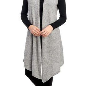 Joan Vaas Sleeveless Open Duster